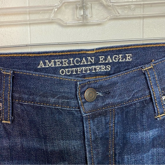 American Eagle Outfitter Vintage Hi-Rise Jeans Button Fly Women Size 14 Reg - Picture 9 of 12